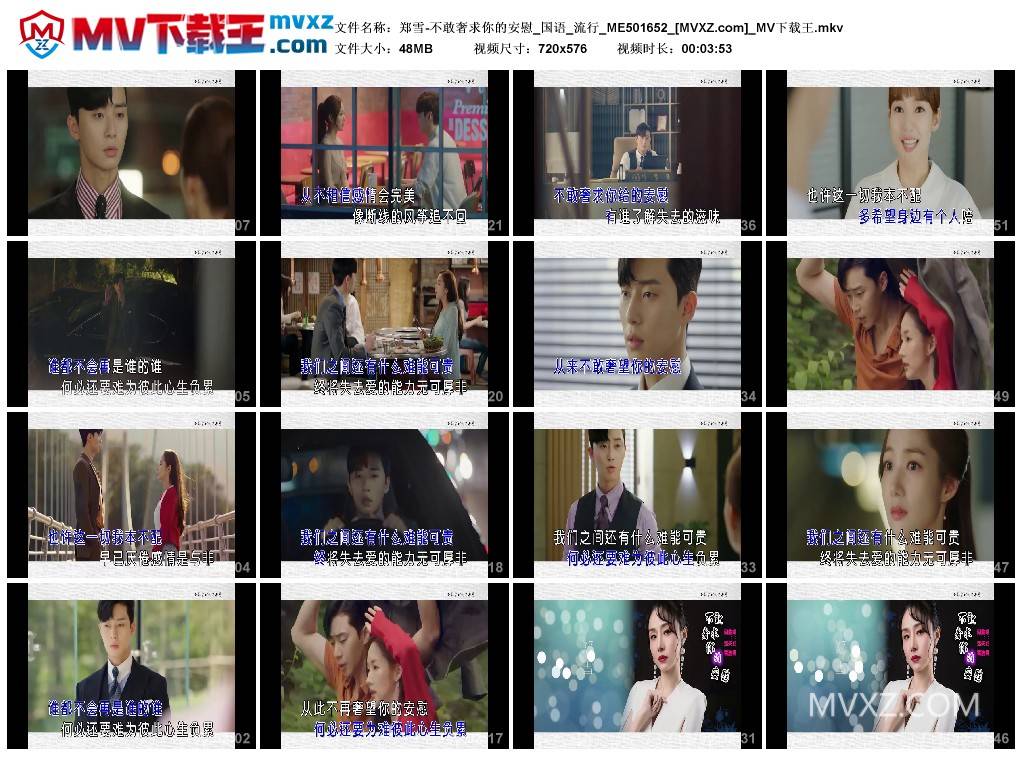 郑雪-不敢奢求你的安慰_国语_流行_ME501652